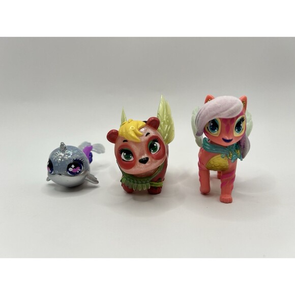 Hatchimals Pixies Riders Glider Figure Lot of 3 Tigrette, Shimmer Narwhal, Pando - Picture 13 of 15